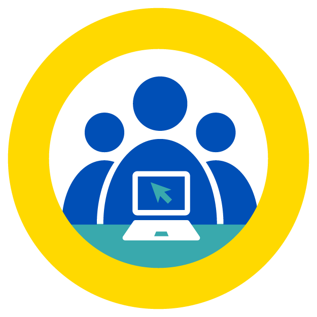 Access to cyber experts icon