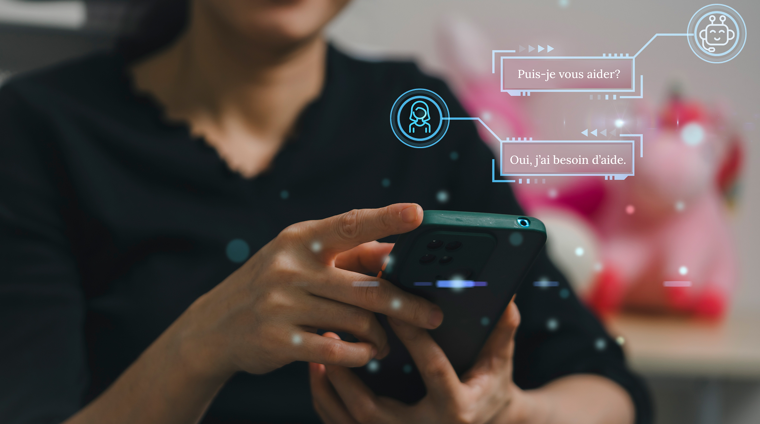 Soutien par robot conversationnel