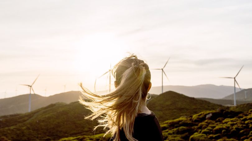 Wind turbines outdoor 