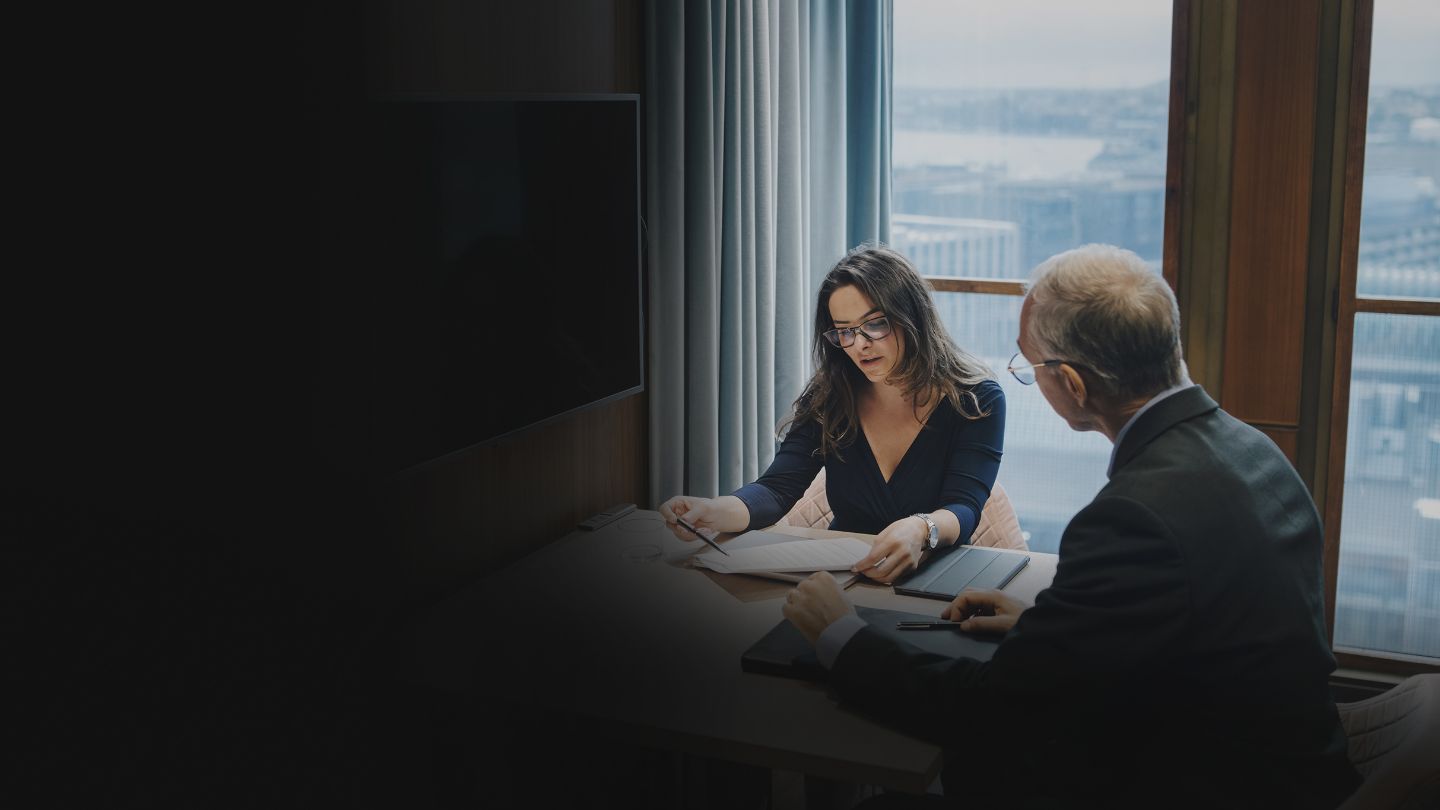 Business colleagues meeting in the office