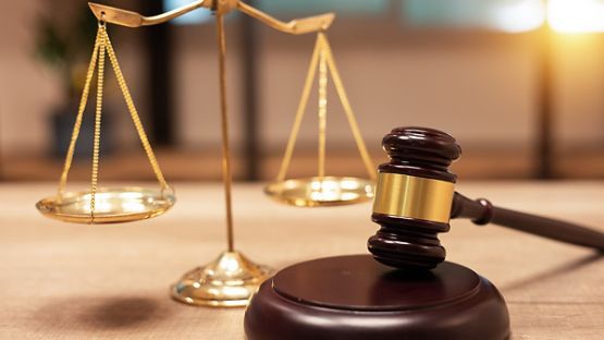 Hammer and scales of justice