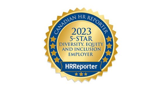 Canadian HR Reporter - 2023 5-Star Diversity, Equity and Inclusion Employer