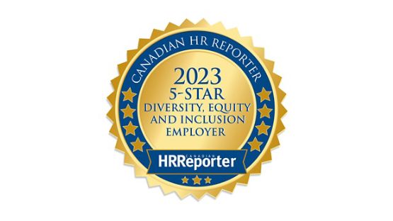 Canadian HR Reporter - 2023 5-Star Diversity, Equity and Inclusion Employer